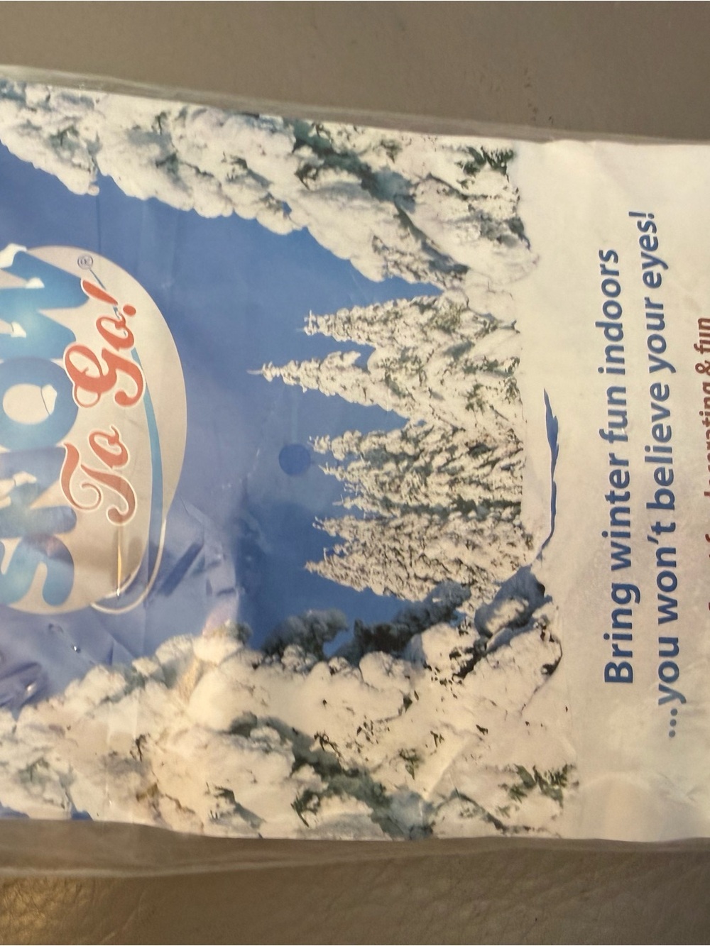 Snow To Go! Snow making Kit